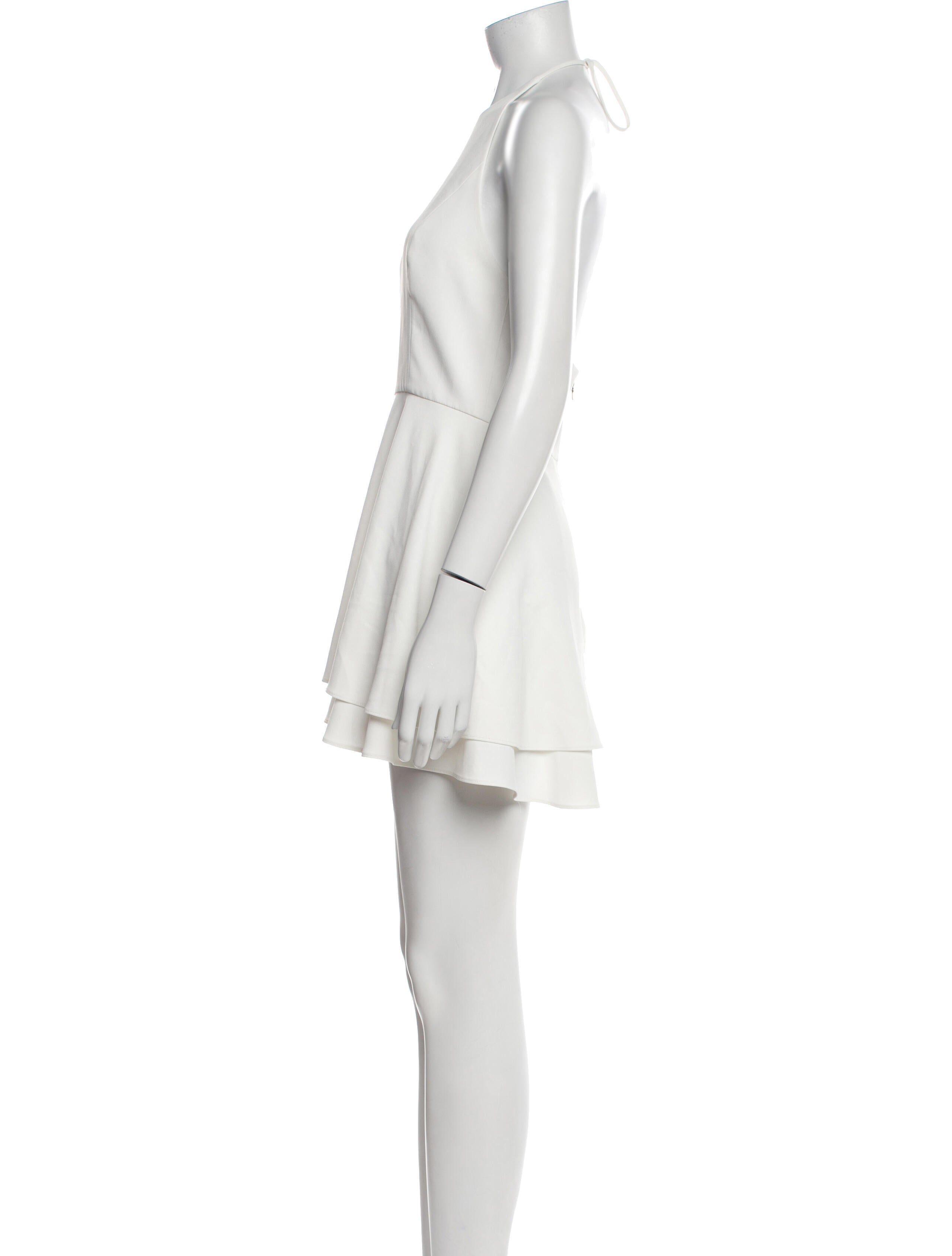 Alice + Olivia Crew Neck Mini Dress