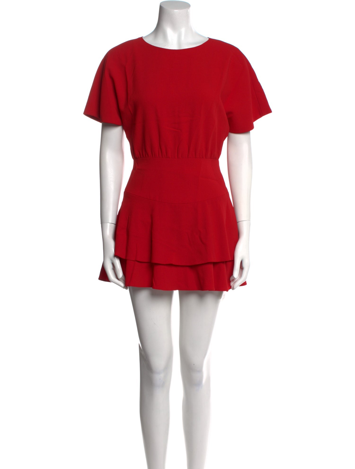 Alice + Olivia Crew Neck Mini Dress