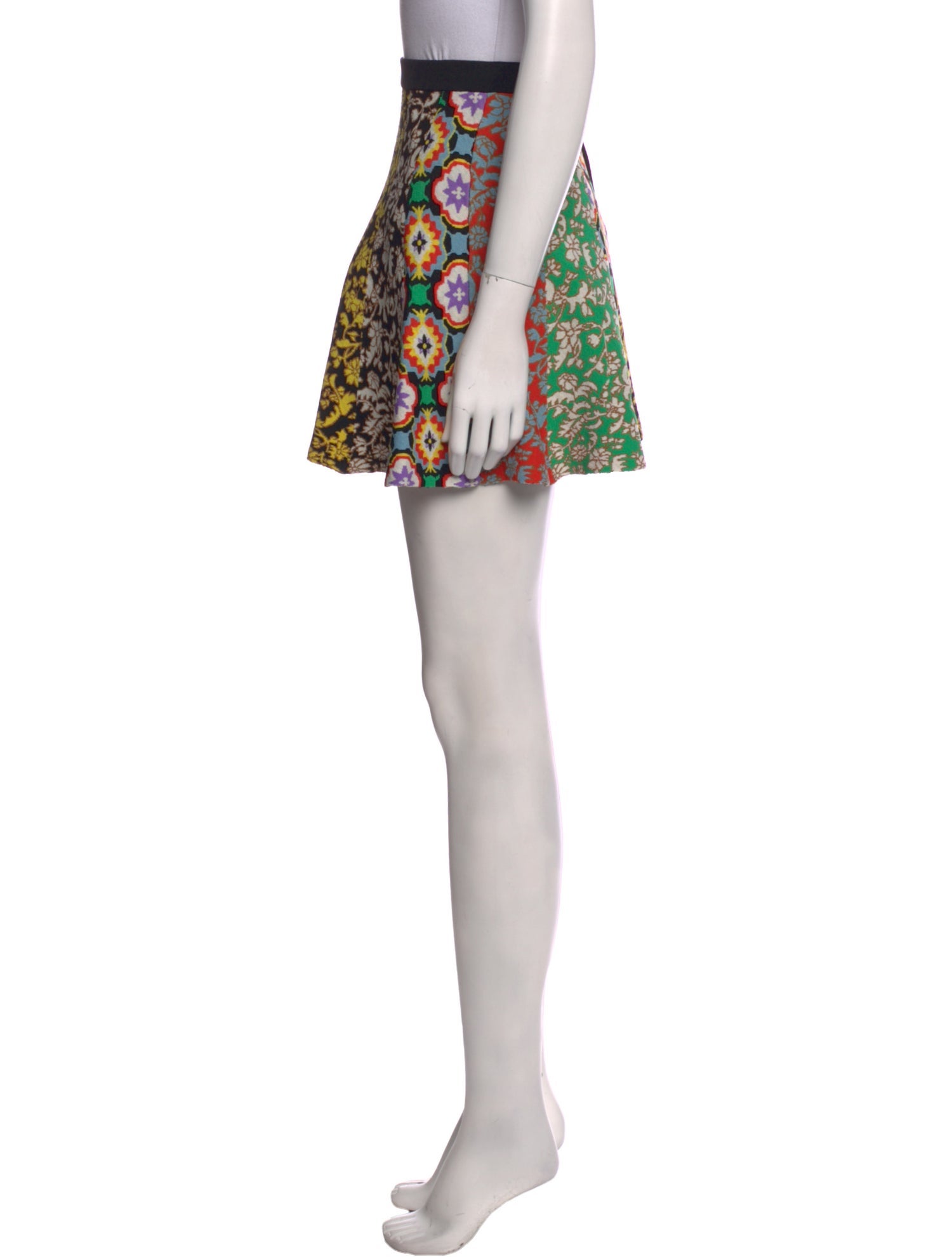 Alice + Olivia Printed Mini Skirt