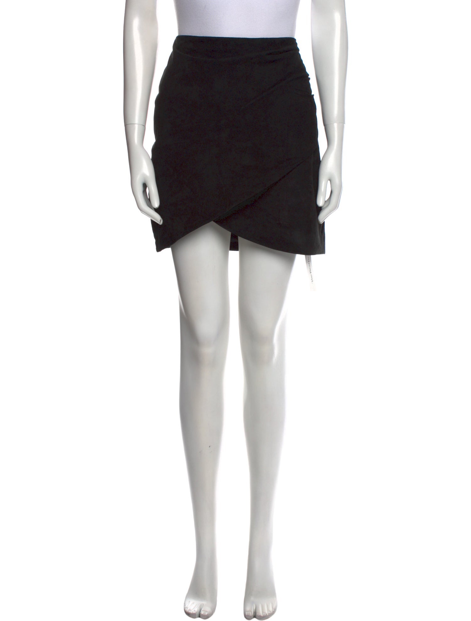 Alice + Olivia Lamb Leather Mini Skirt