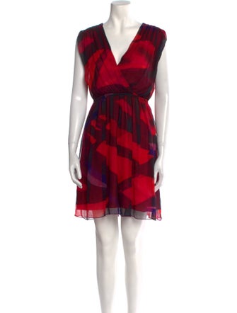 Alice + Olivia Silk Mini Dress
