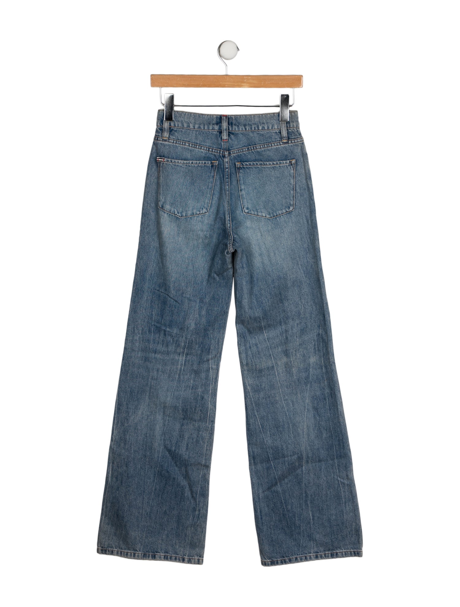 Alice + Olivia Mid-Rise Wide Leg Jeans