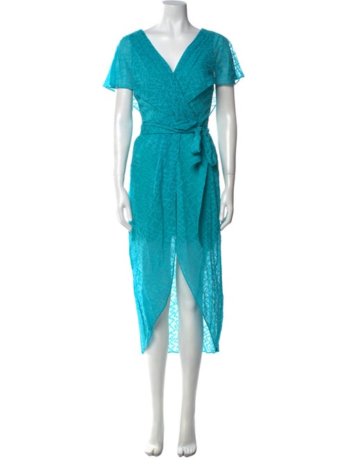 Alice + Olivia Silk Midi Length Dress