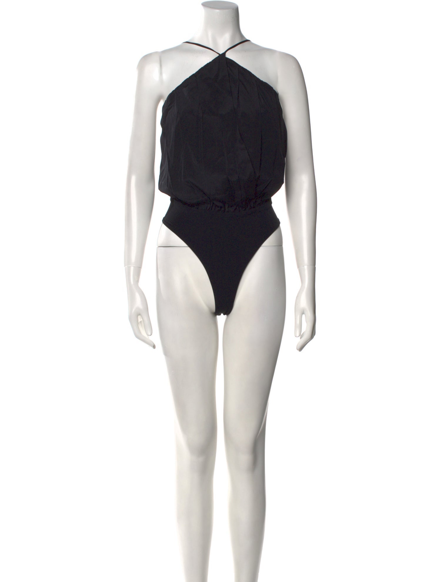 Alice + Olivia Silk Halterneck Bodysuit
