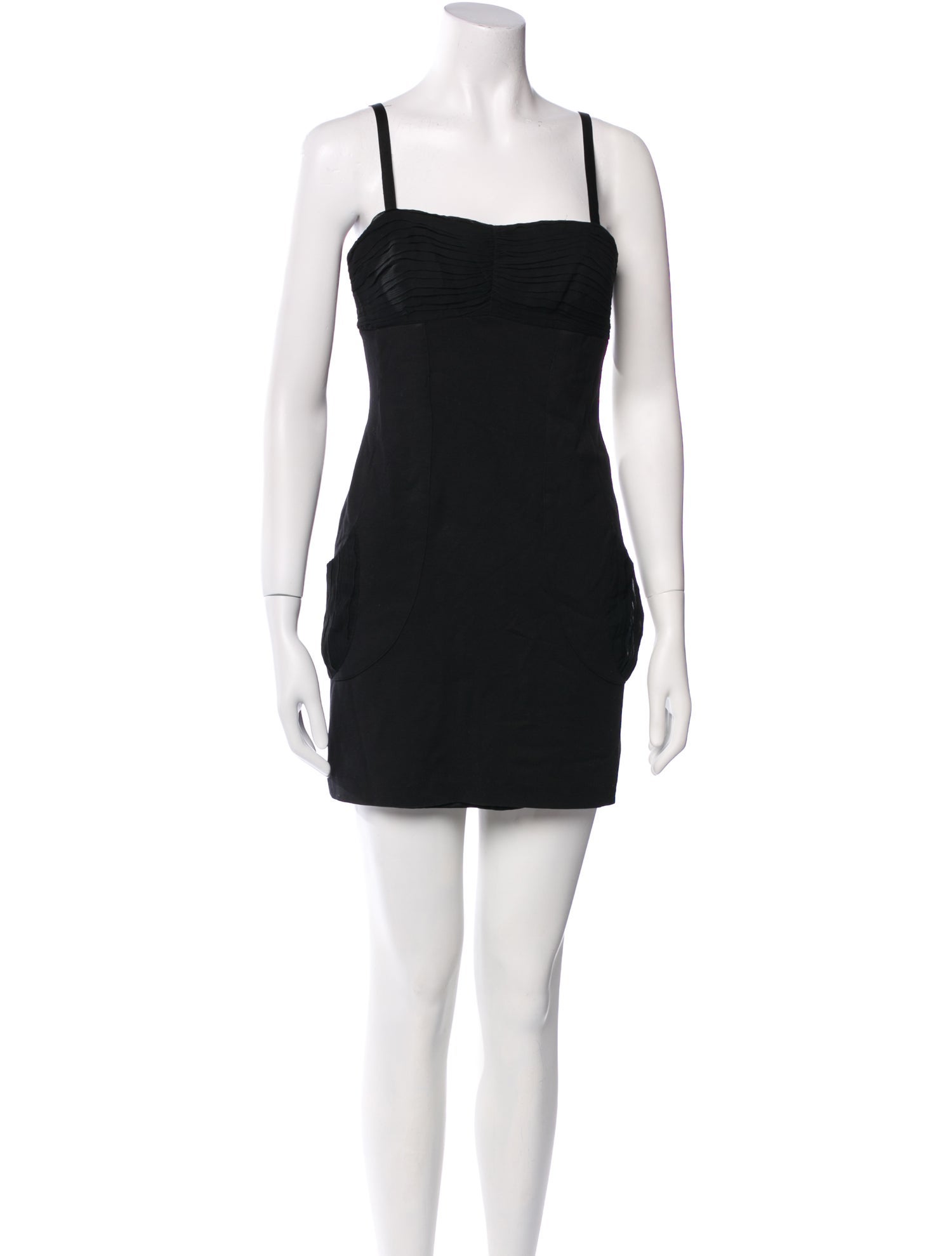 Alice + Olivia Square Neckline Mini Dress