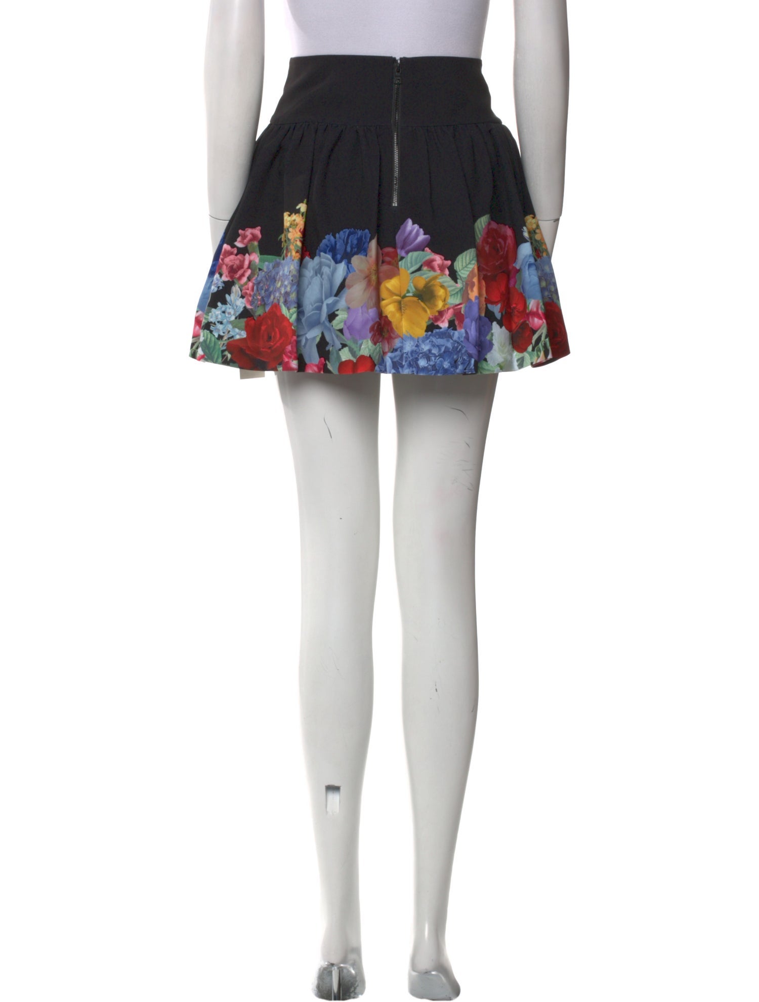 Alice + Olivia Floral Print Mini Skirt