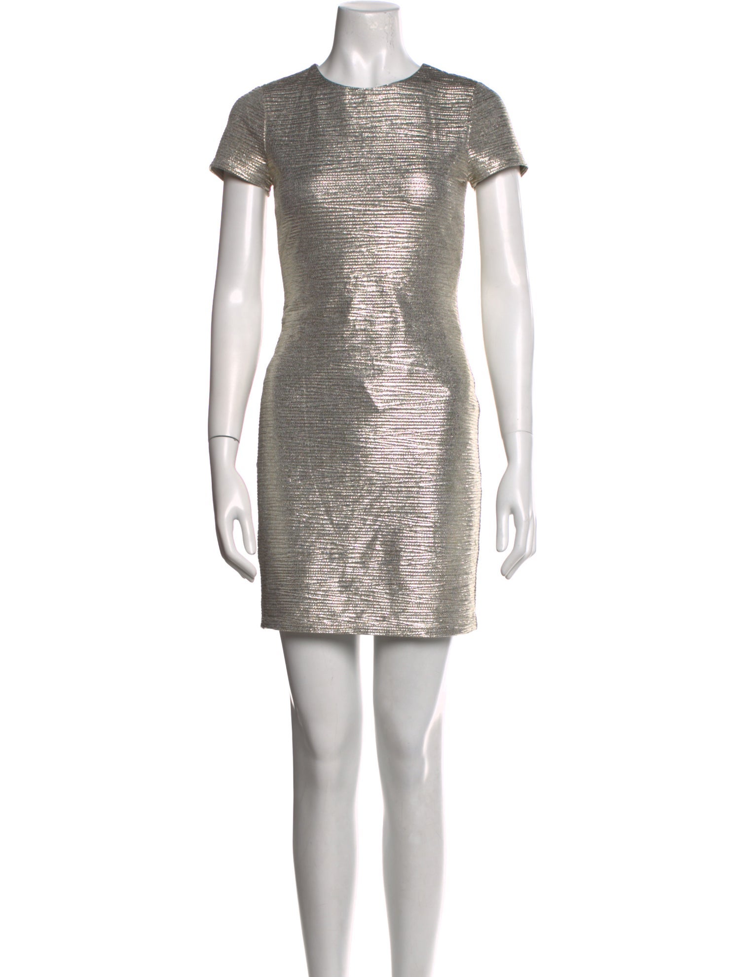 Alice + Olivia Crew Neck Mini Dress
