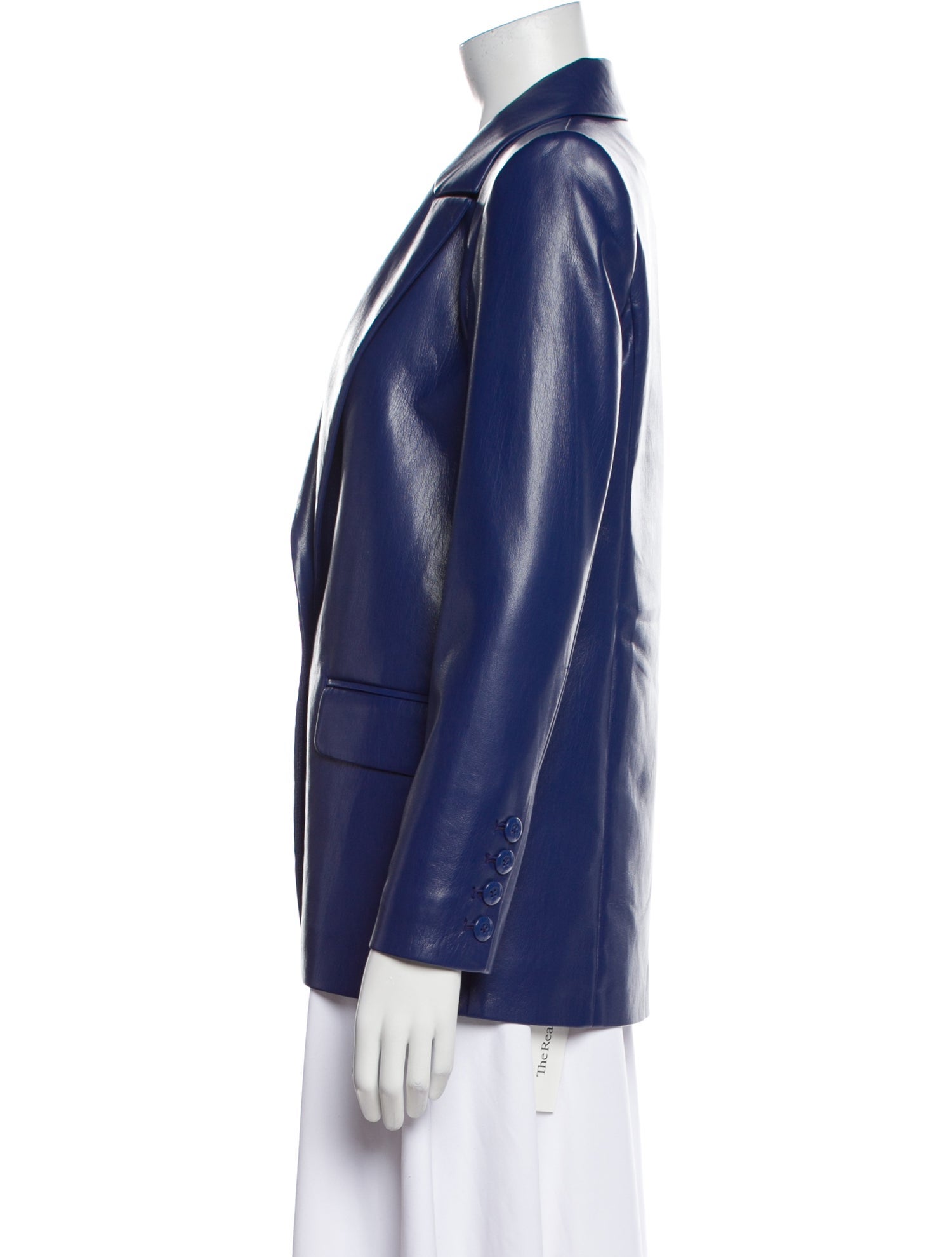 Alice + Olivia Faux Leather Blazer