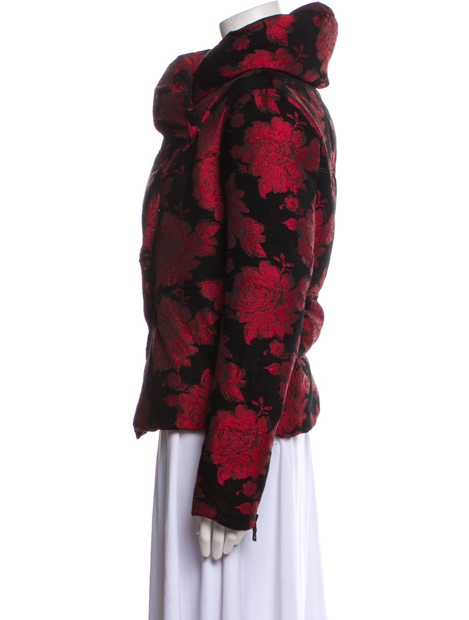 Alice + Olivia Floral Print Down Jacket