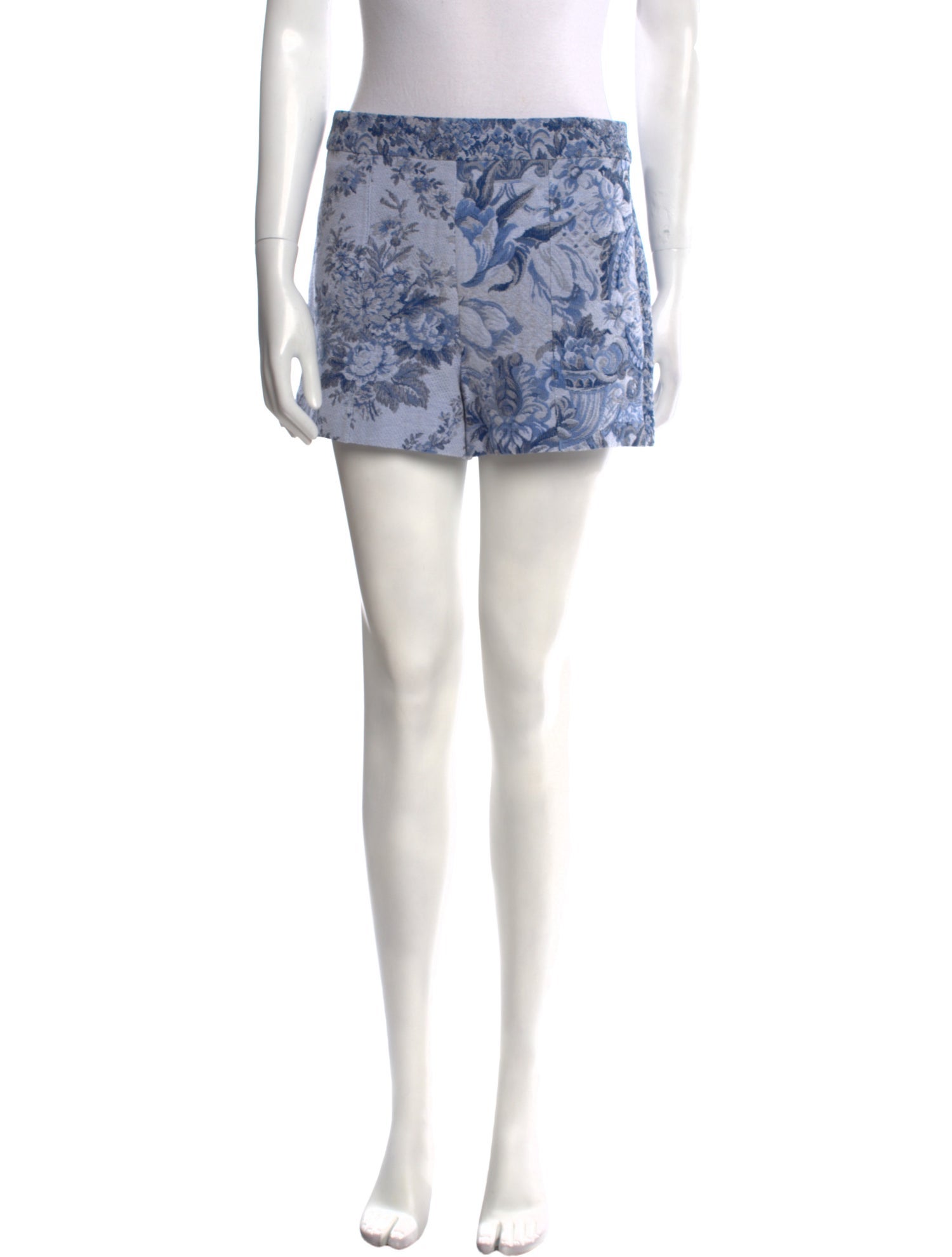 Alice + Olivia Floral Print Mini Shorts