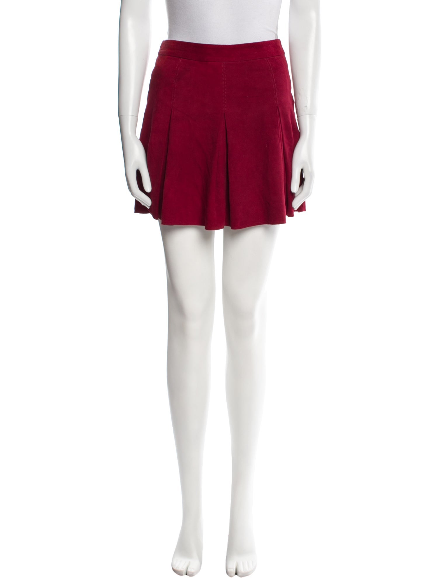 Alice + Olivia Suede Mini Skirt