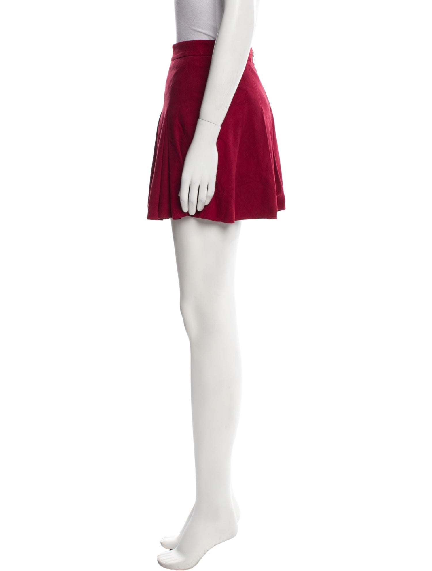 Alice + Olivia Suede Mini Skirt