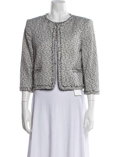 Alice + Olivia Tweed Pattern Evening Jacket