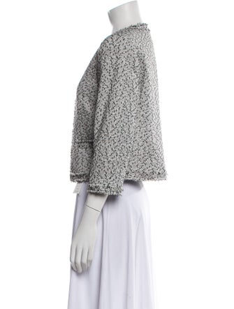 Alice + Olivia Tweed Pattern Evening Jacket