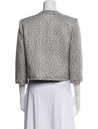 Alice + Olivia Tweed Pattern Evening Jacket