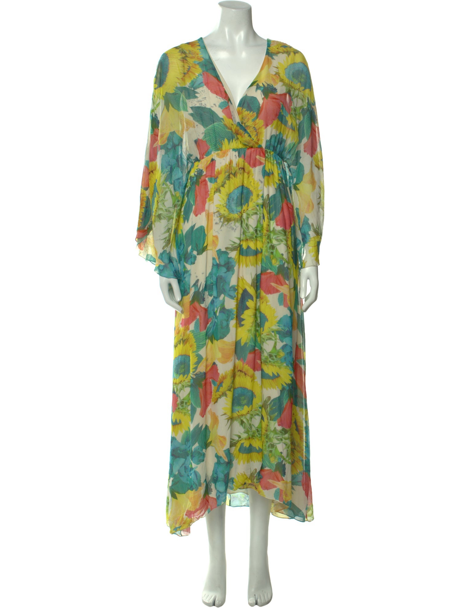 Alice + Olivia Floral Print Long Dress