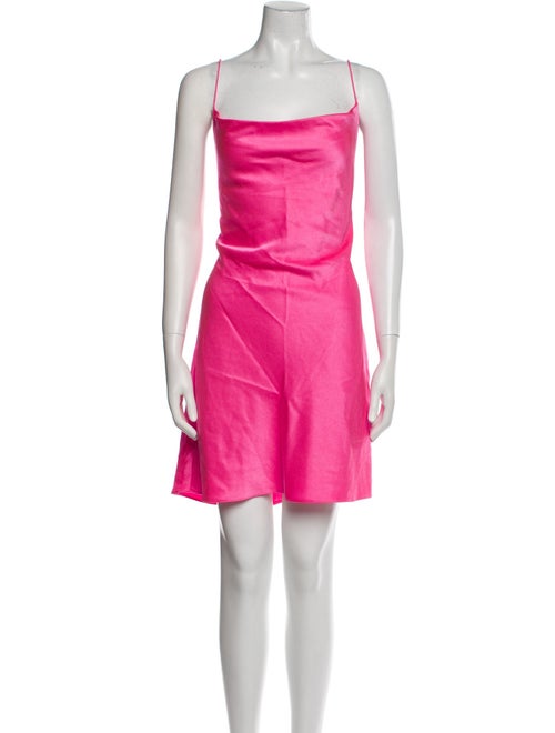 Alice + Olivia Square Neckline Mini Dress