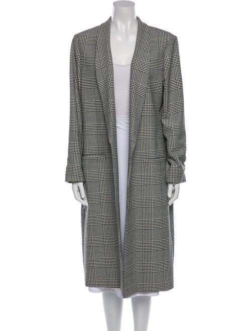 Alice + Olivia Plaid Print Coat