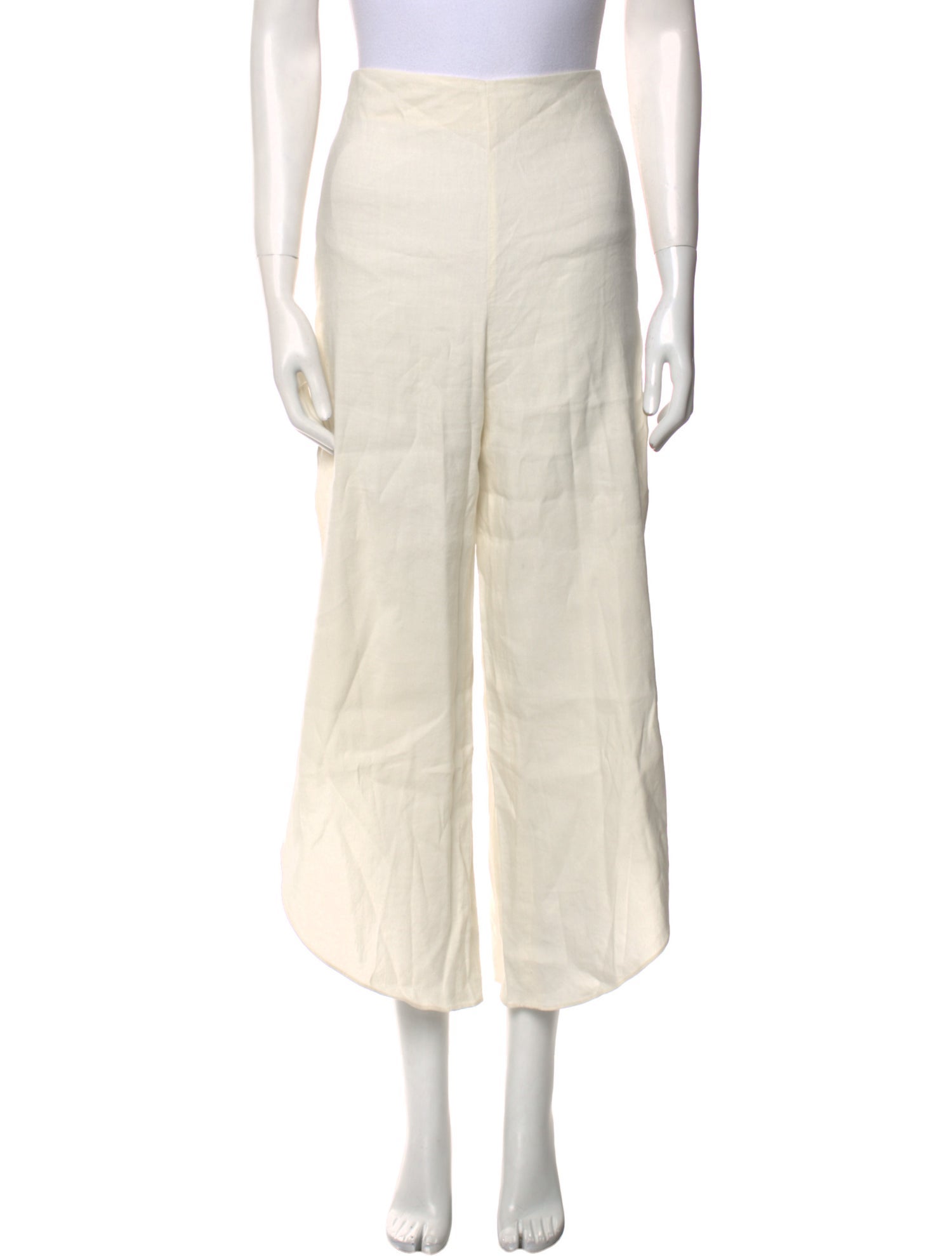 Alice + Olivia Linen Wide Leg Pants