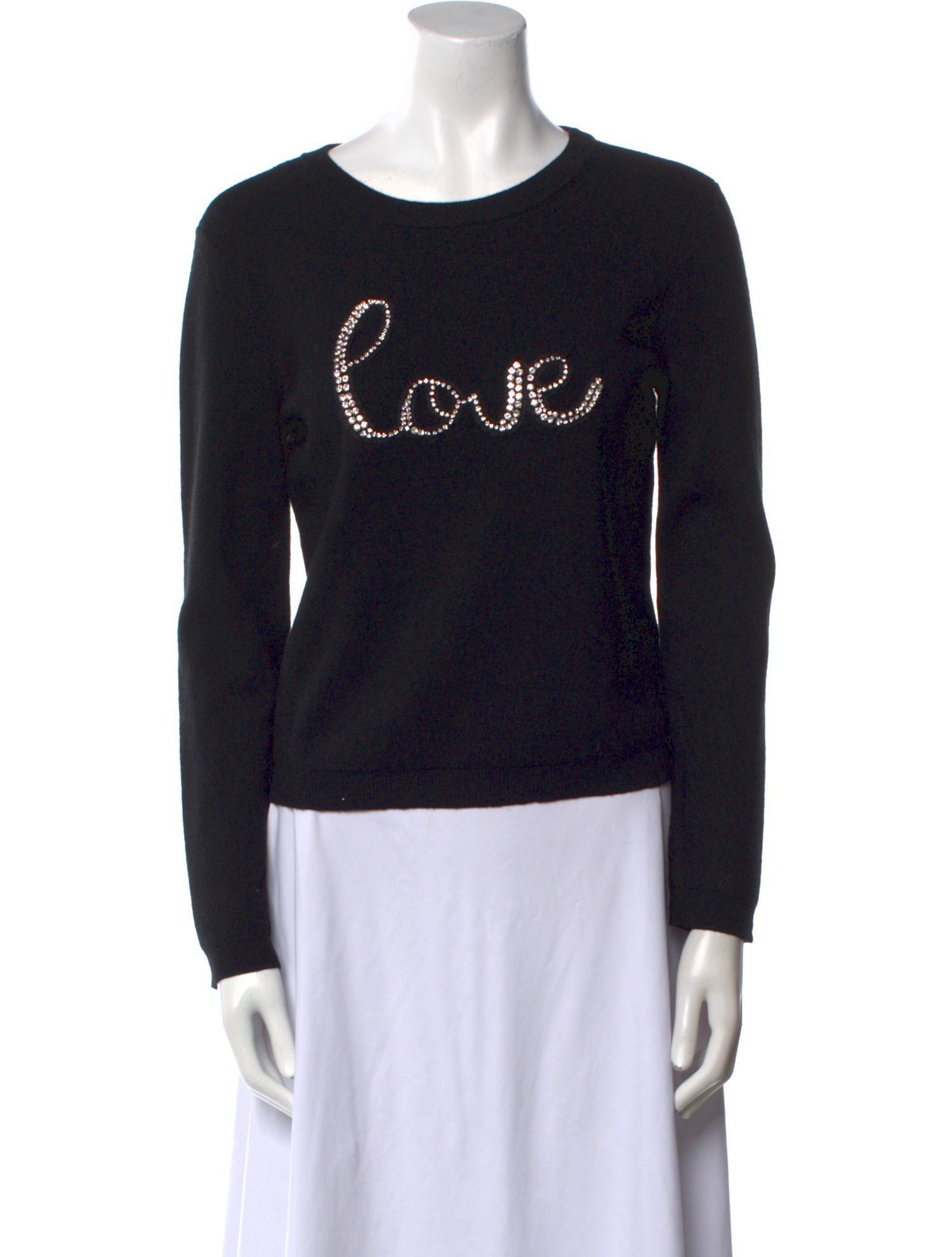 Alice + Olivia Wool Graphic Print Sweater