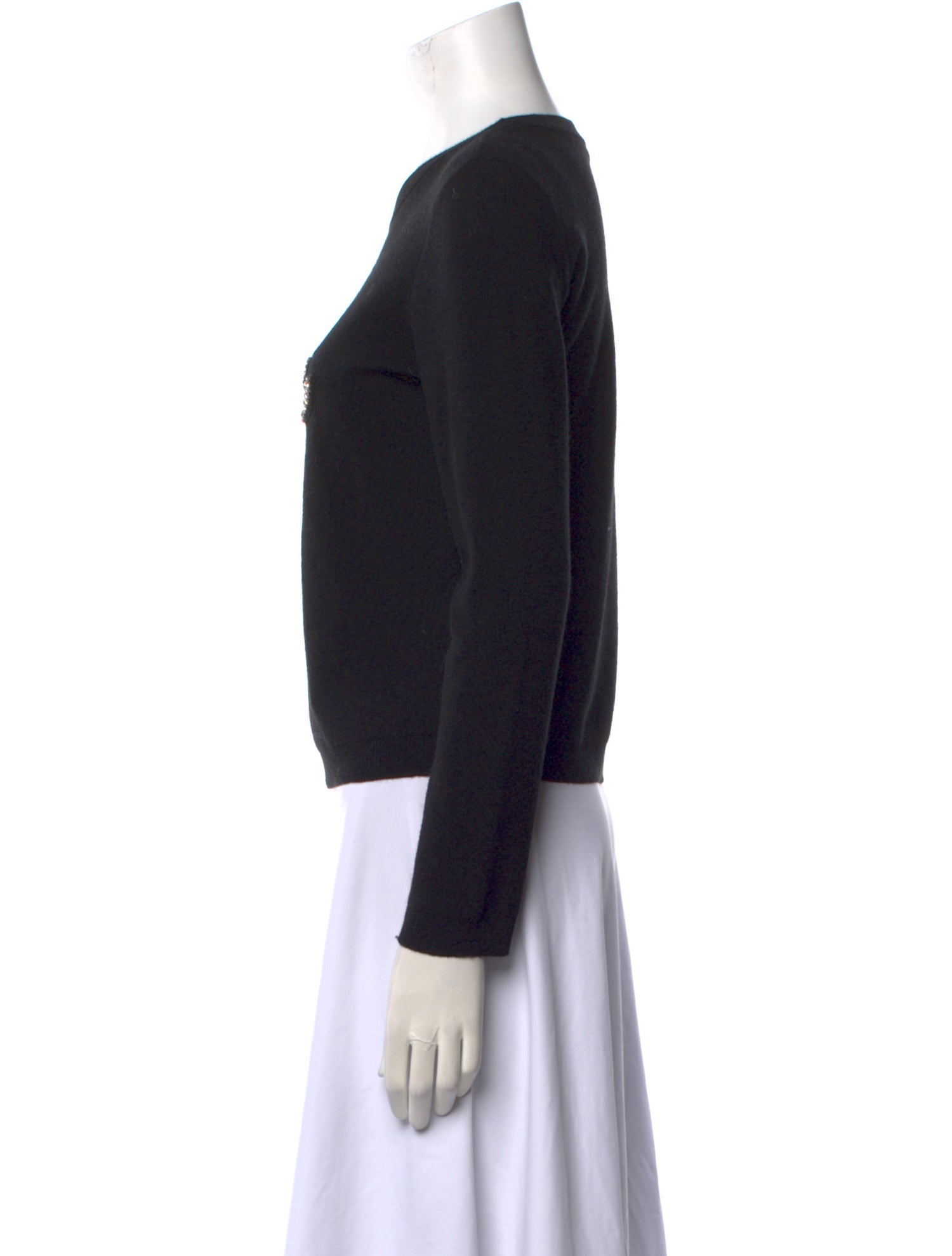 Alice + Olivia Wool Graphic Print Sweater