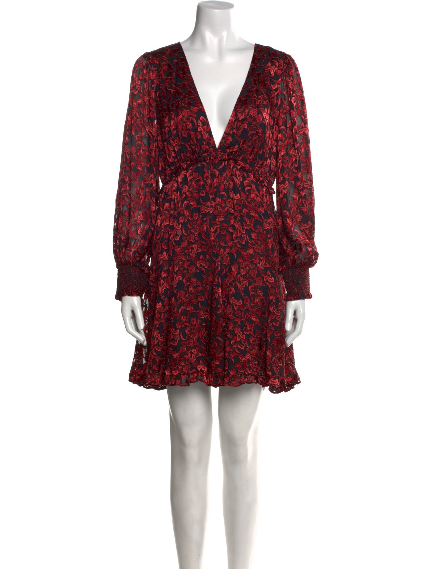 Alice + Olivia Floral Print Mini Dress