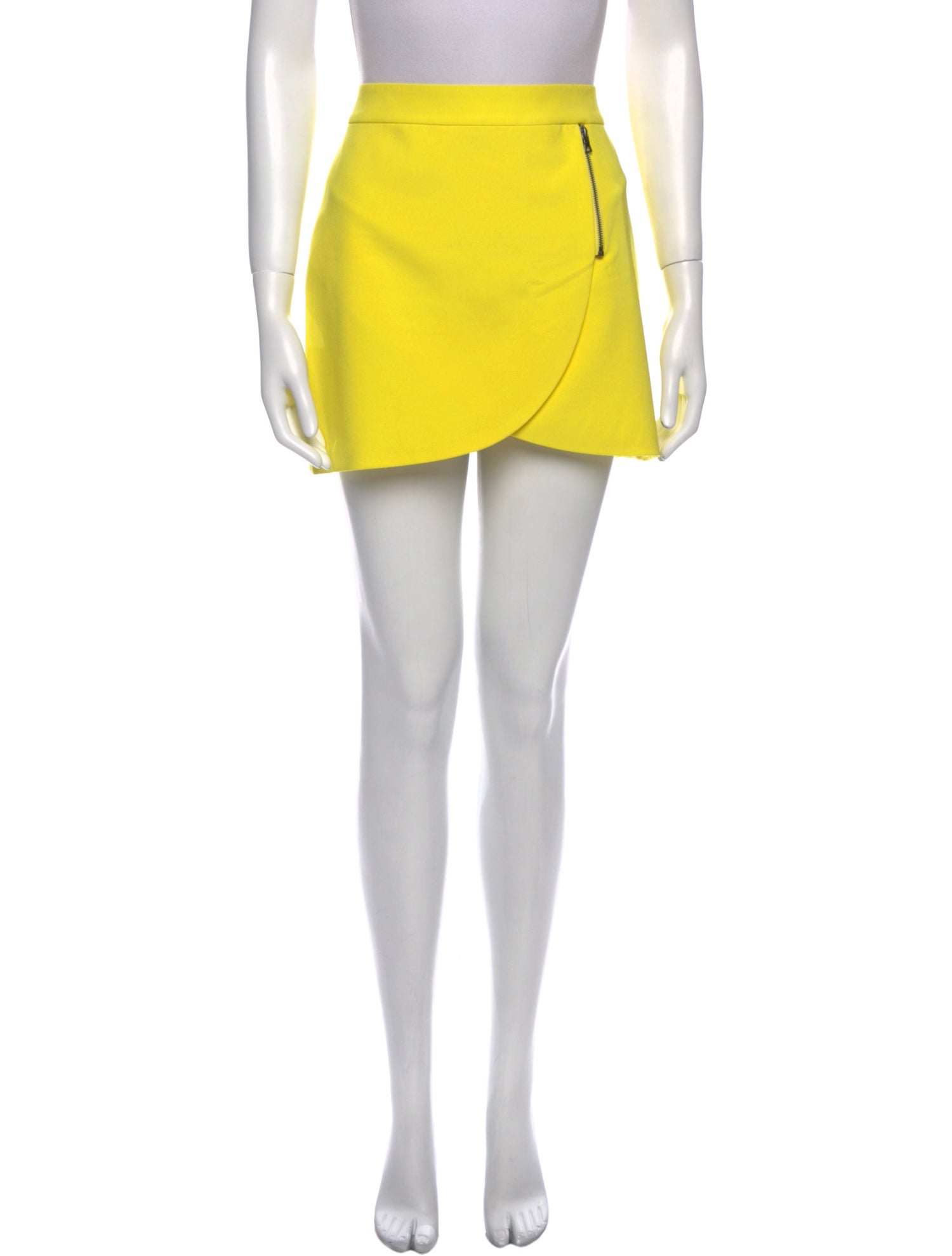 Alice + Olivia Scalloped Accent Mini Skirt