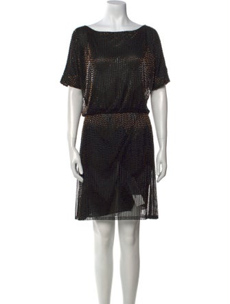 Alice + Olivia Silk Mini Dress