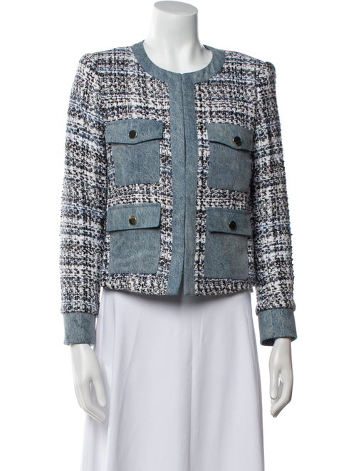 Alice + Olivia Tweed Pattern Evening Jacket