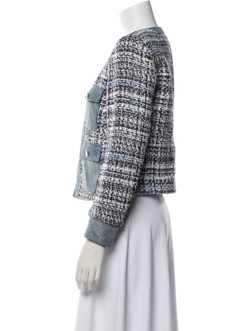 Alice + Olivia Tweed Pattern Evening Jacket