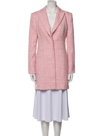 Alice + Olivia Tweed Pattern Coat