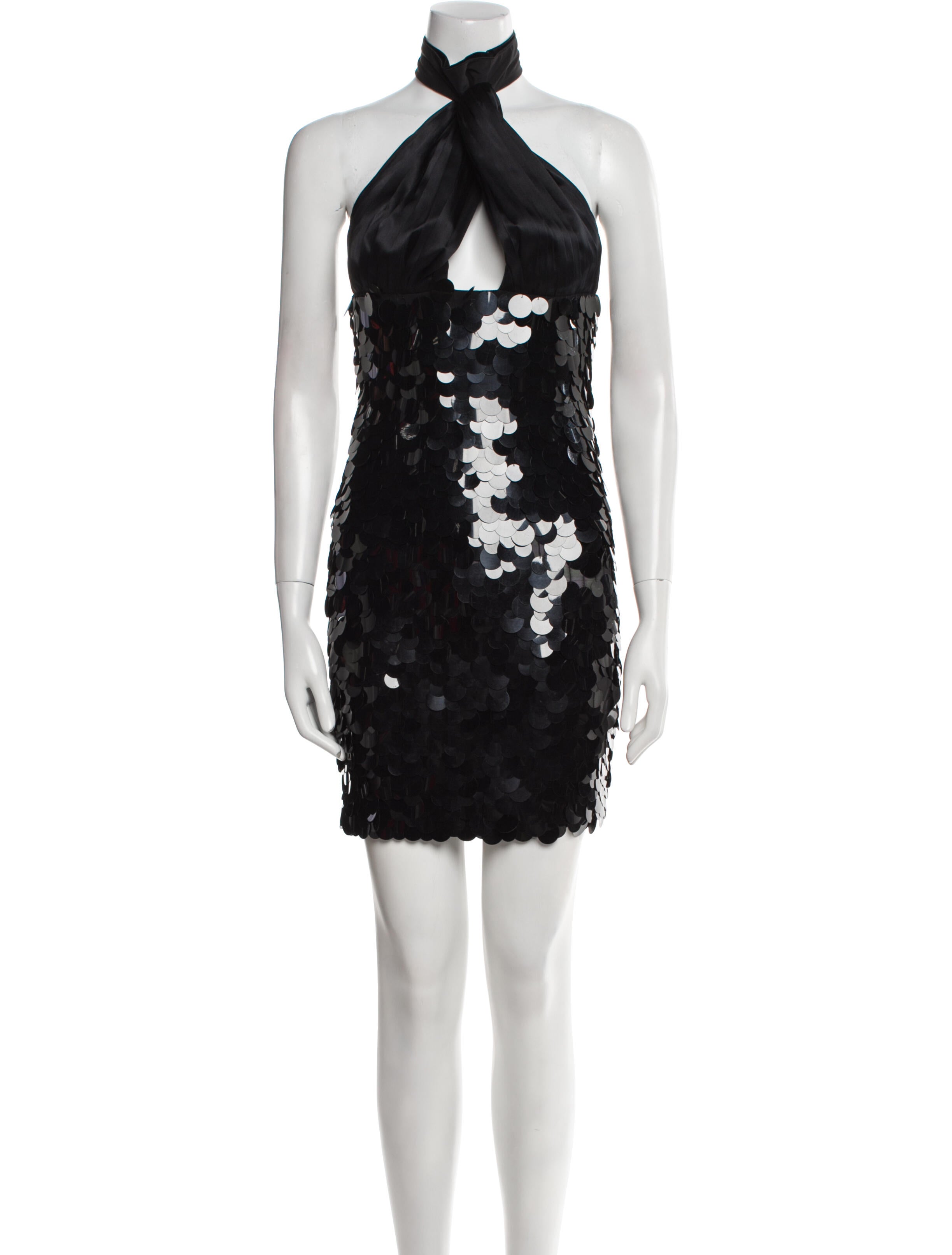 Alice + Olivia Halterneck Mini Dress