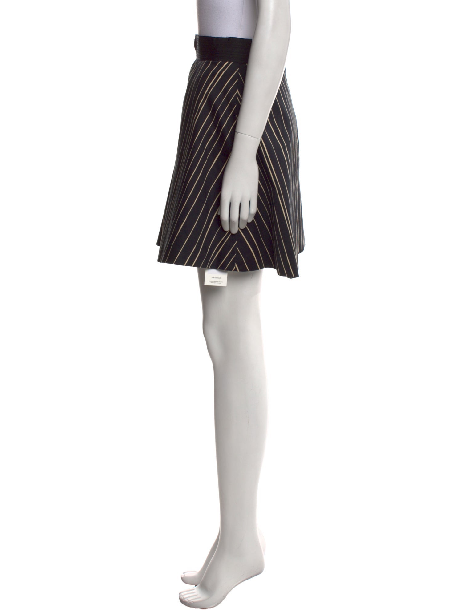 Alice + Olivia Striped Mini Skirt