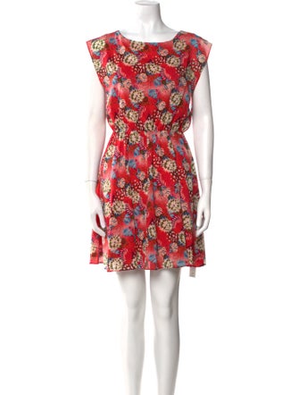 Alice + Olivia Silk Mini Dress