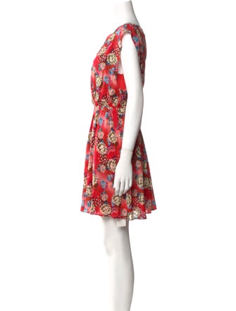 Alice + Olivia Silk Mini Dress