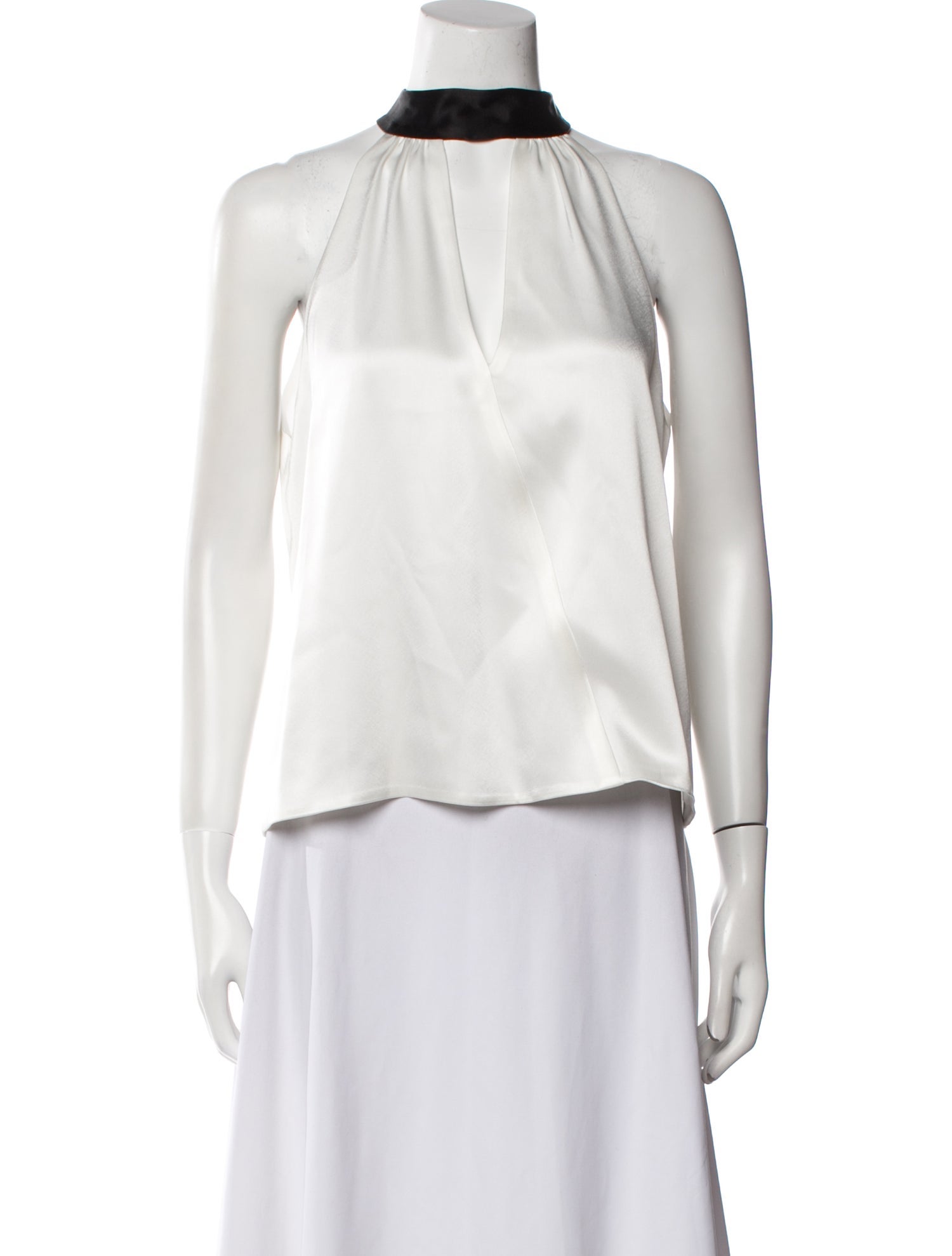 Alice + Olivia Halterneck Sleeveless Blouse