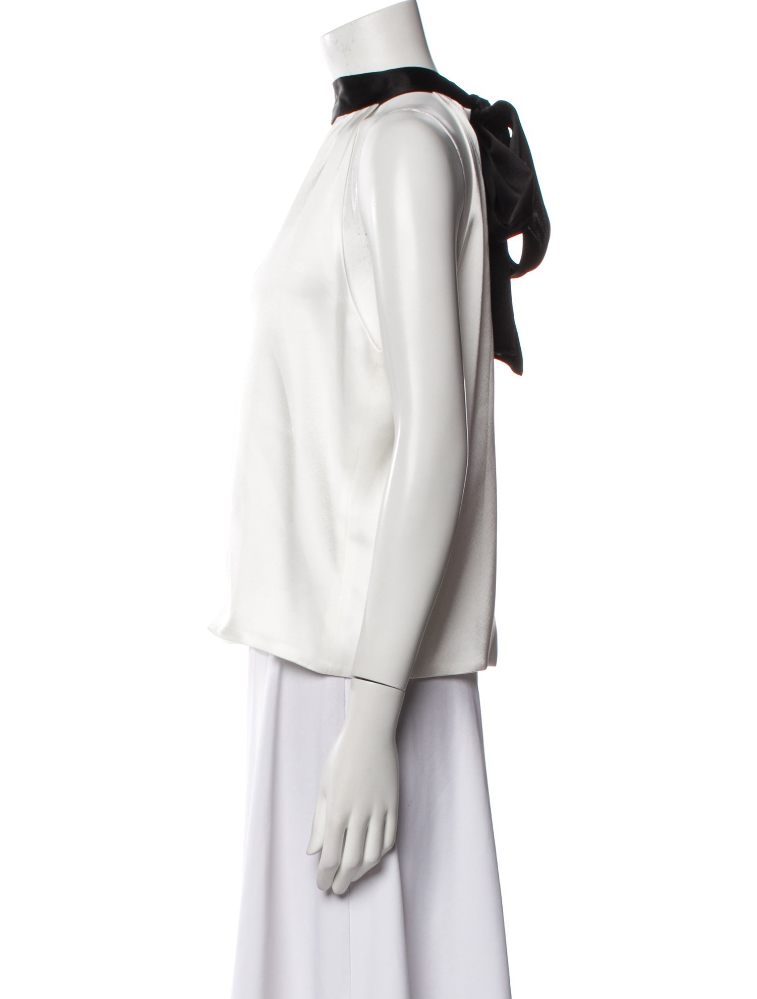 Alice + Olivia Halterneck Sleeveless Blouse