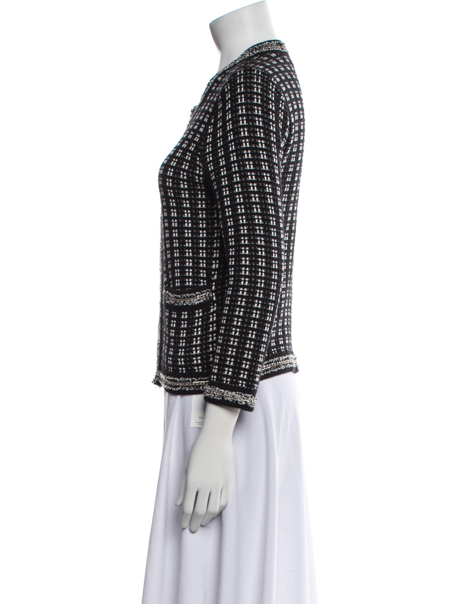 Alice + Olivia Tweed Pattern Jacket