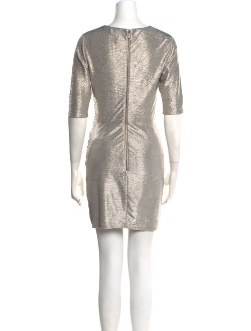 Alice + Olivia V-Neck Mini Dress