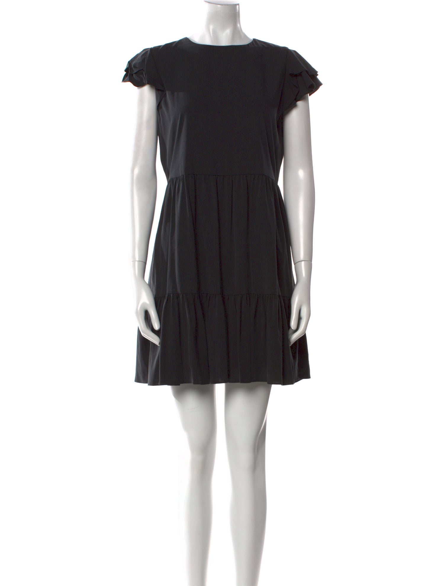 Alice + Olivia Crew Neck Mini Dress