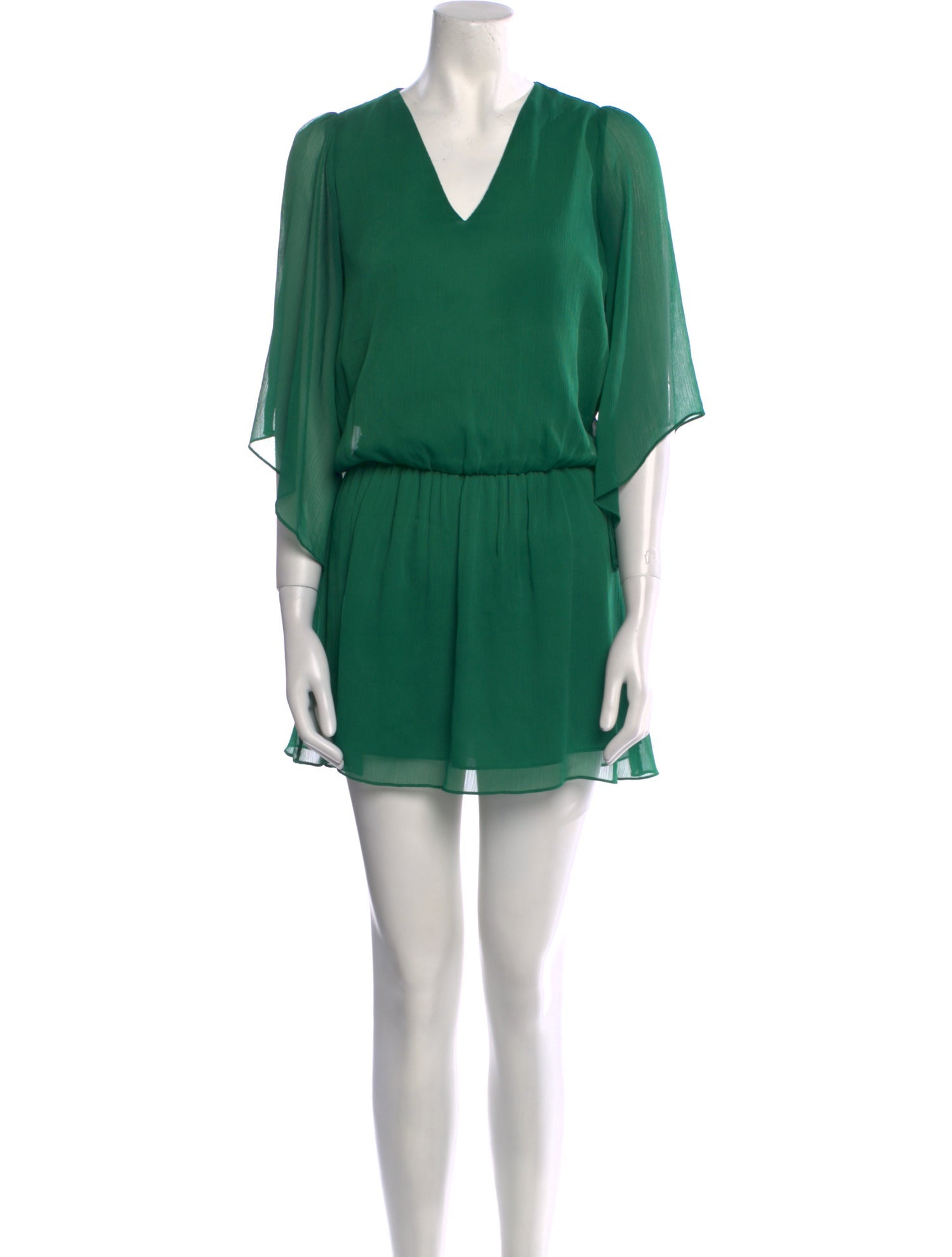 Alice + Olivia V-Neck Mini Dress