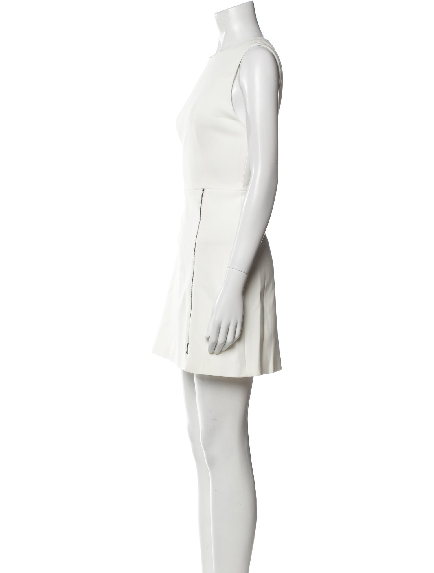 Alice + Olivia Bateau Neckline Mini Dress