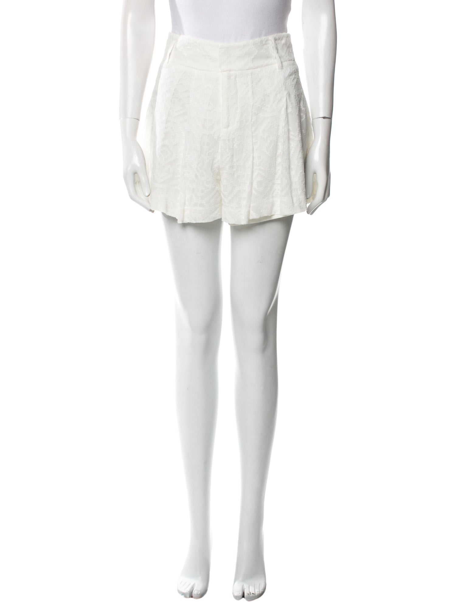 Alice + Olivia Linen Mini Shorts
