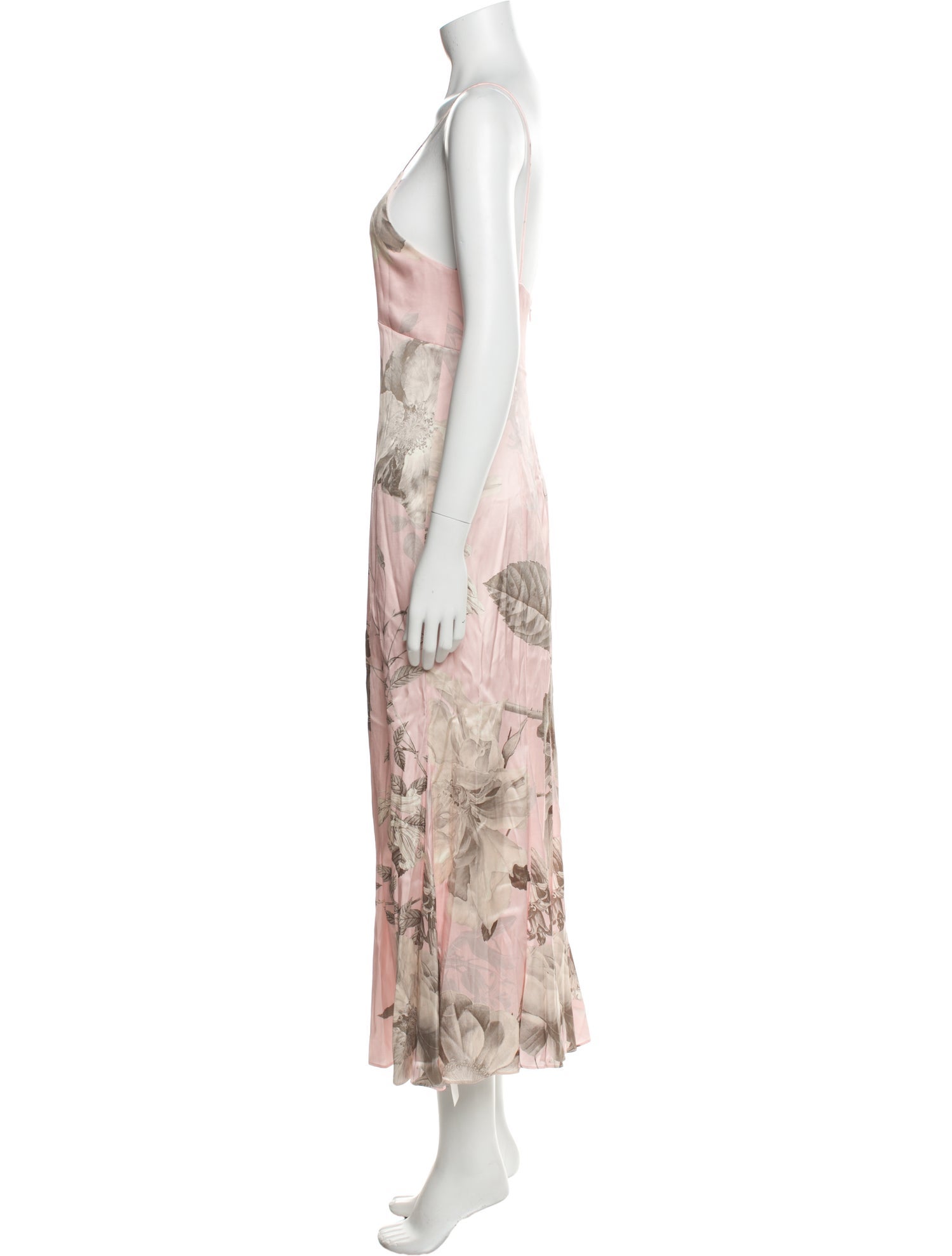 Alice + Olivia Floral Print Long Dress
