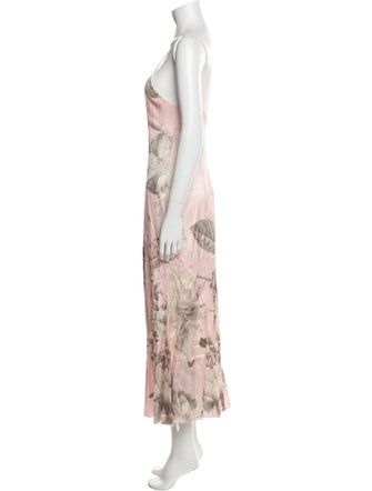 Alice + Olivia Floral Print Long Dress