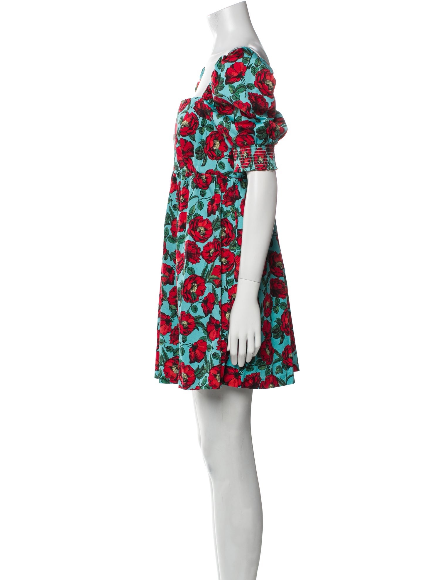 Alice + Olivia Floral Print Mini Dress