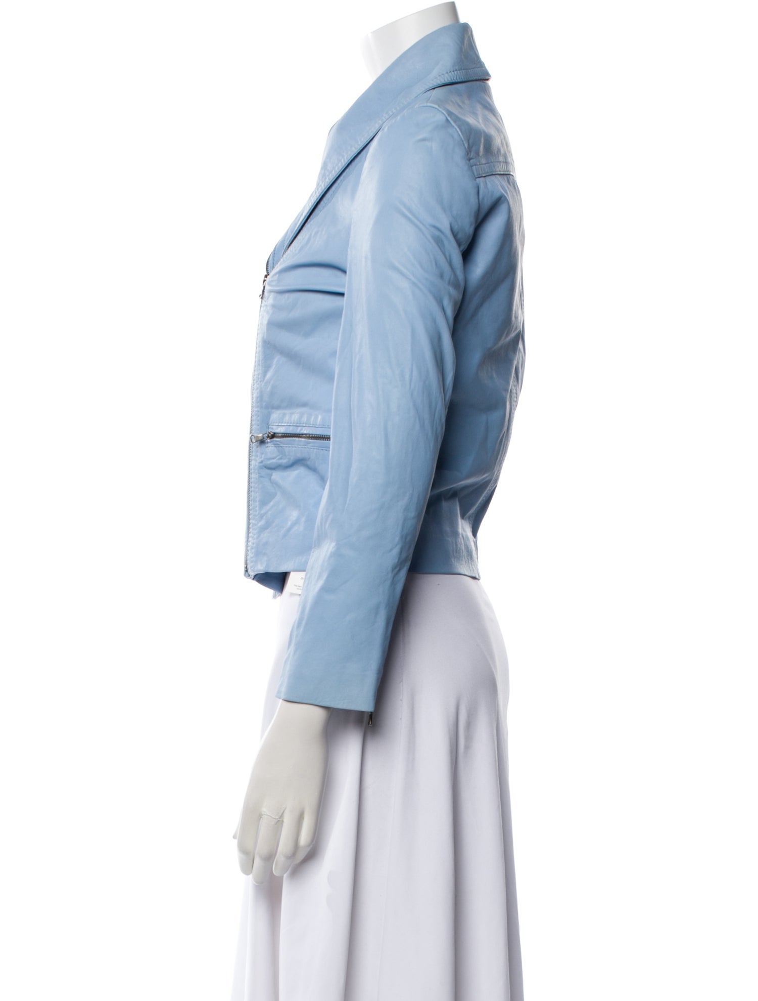 Alice + Olivia Leather Biker Jacket