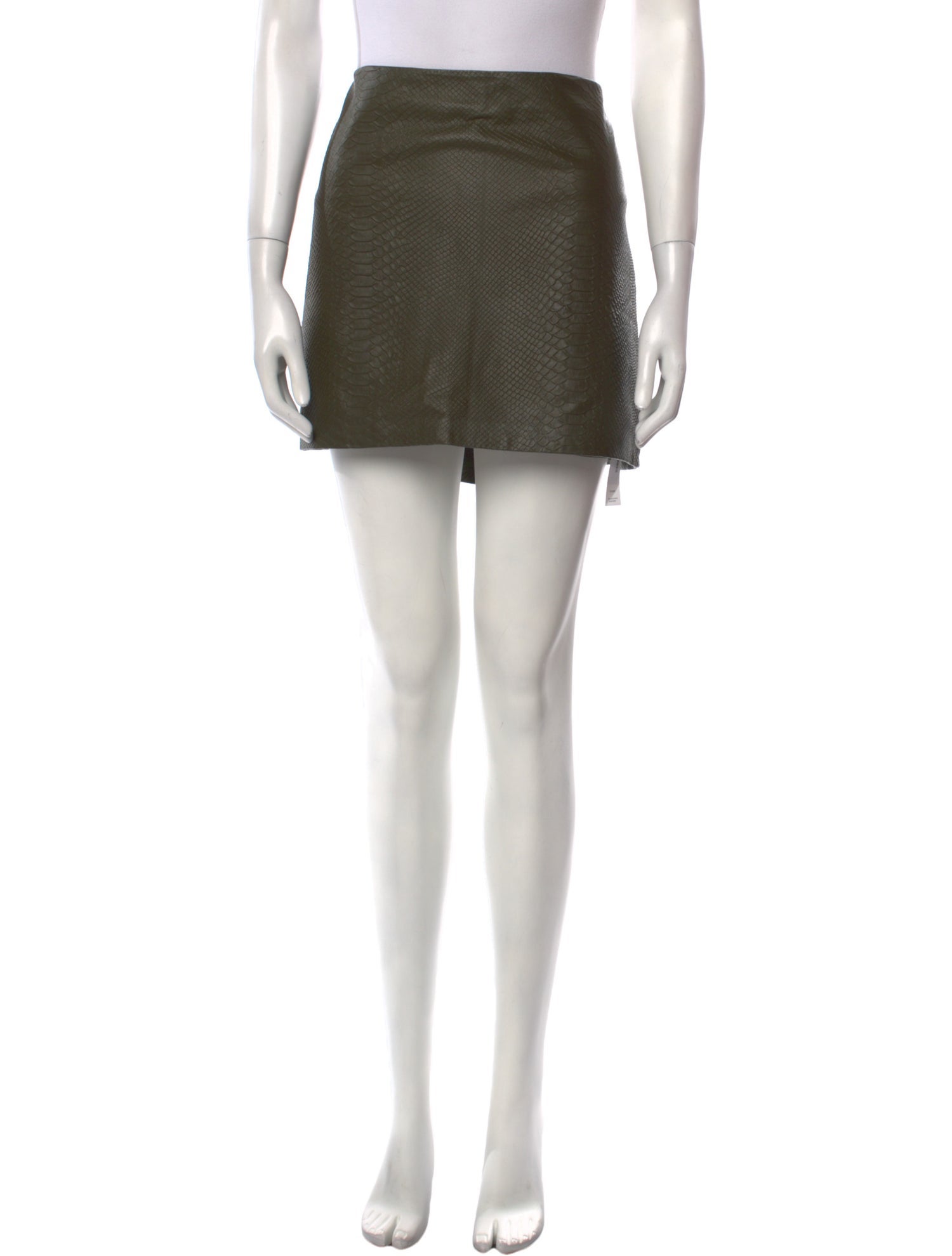 Alice + Olivia Leather Mini Skirt