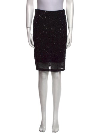 Alice + Olivia Sequin Embellishments Knee-Length Skirt