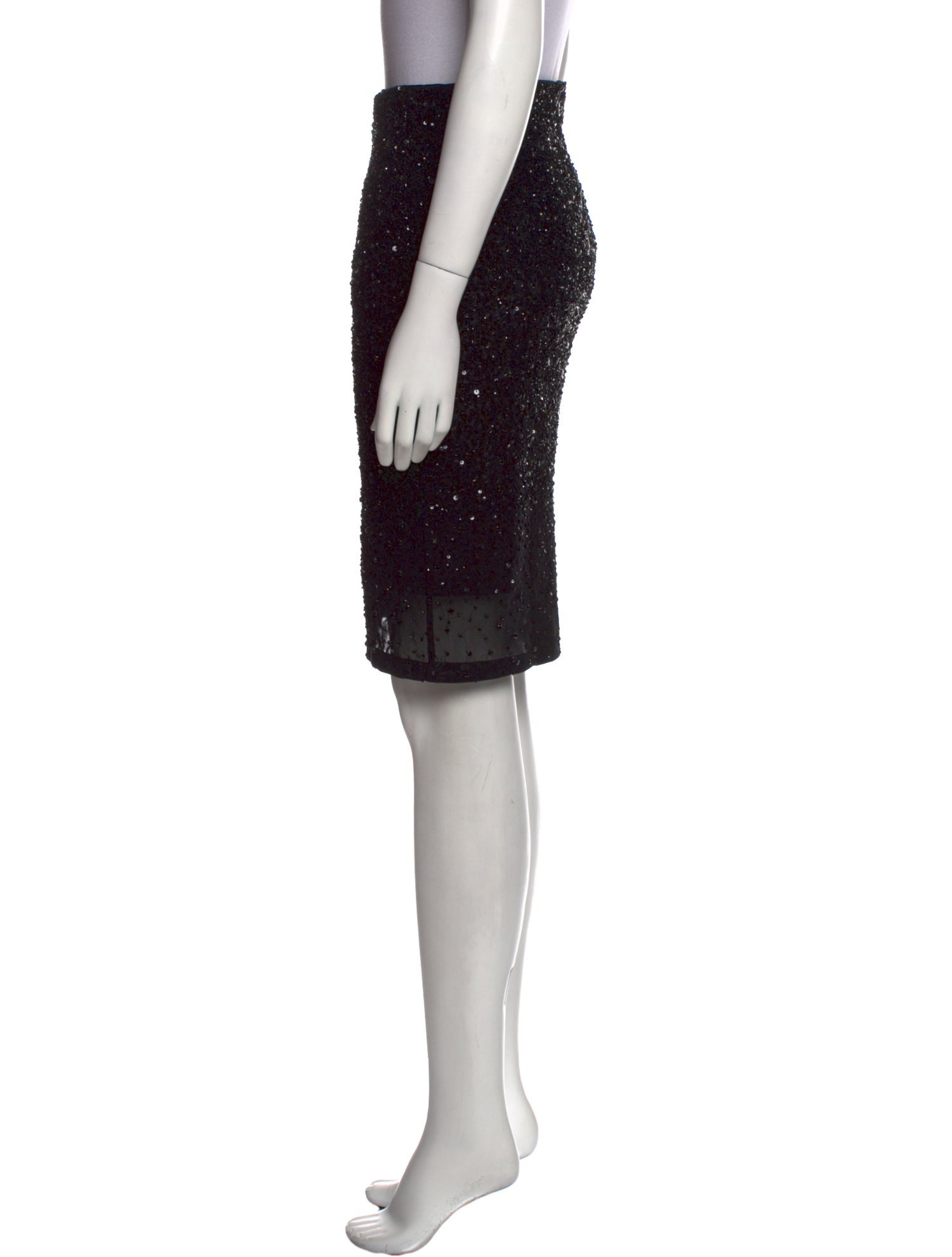 Alice + Olivia Sequin Embellishments Knee-Length Skirt